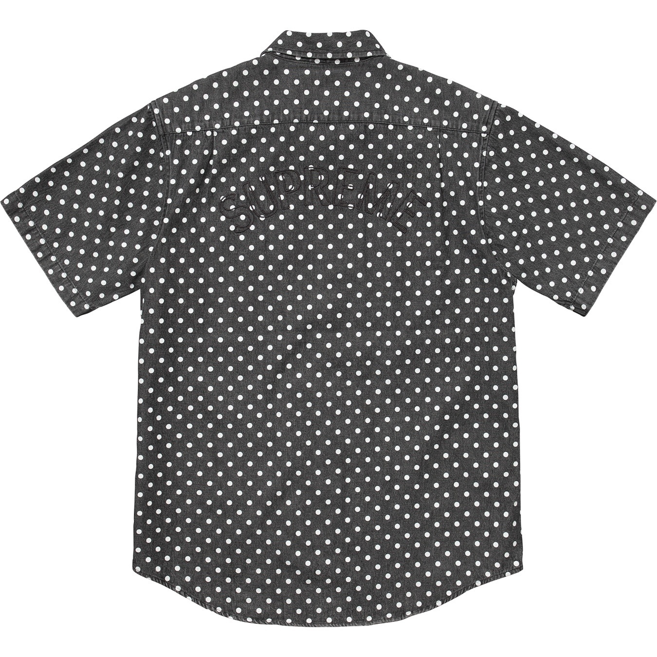 Polka Dot Denim Shirt view 9